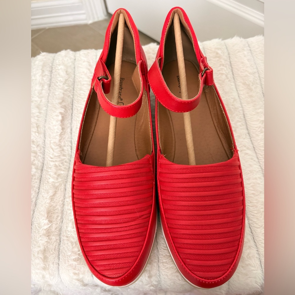 BareTraps Red Harmony Mary Jane Slip-ons